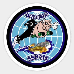 USS Buffalo  (SSBN 715) wo Txt Sticker